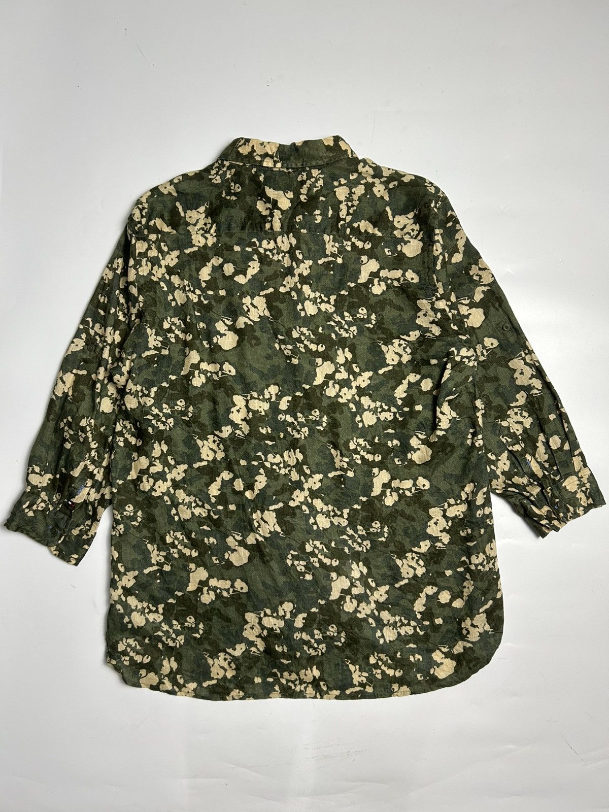 Tommy Hilfiger TOMMY HILFIGER PREMIUM LINEN BUTTON UP SHIRT Size US XL / EU 56 / 4 - 4 Thumbnail