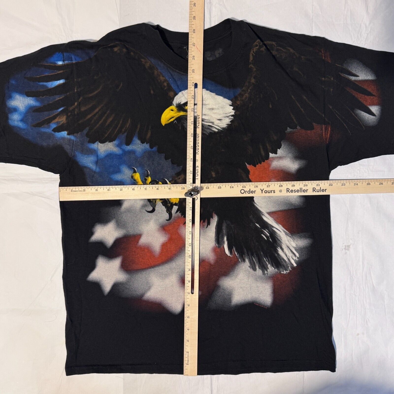 Liquid Blue Liquid Blue AOP American Eagle USA Patriotic TShirt Mens XL Size US XL / EU 56 / 4 - 3 Thumbnail
