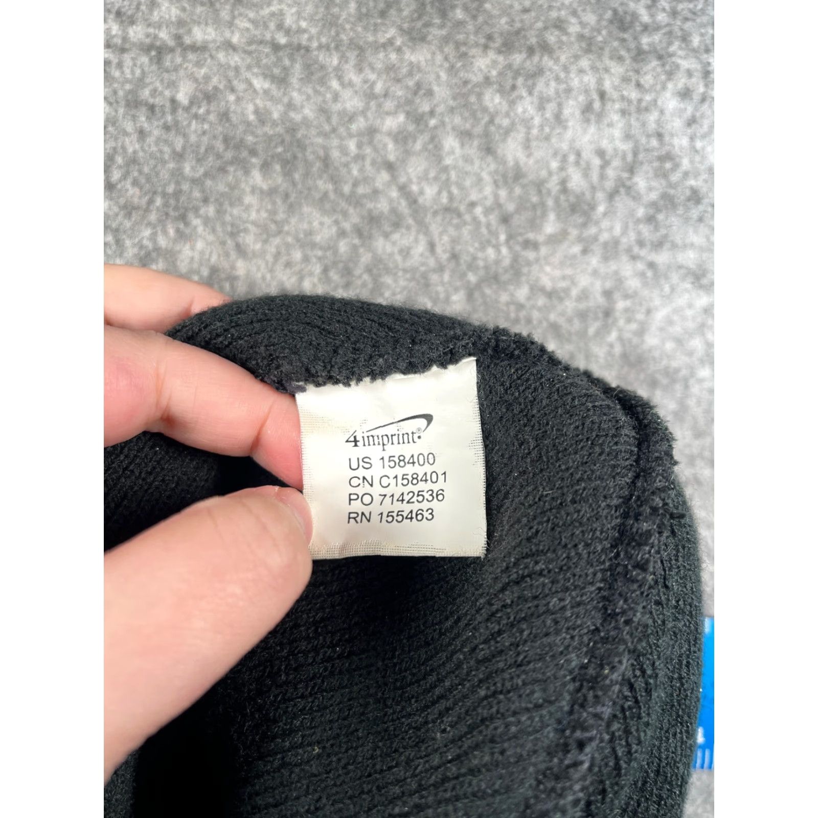 Vintage Crossland Beanie Adult One Size Black Knit Acrylic Hat/Cap, Casual, Workwear, Lightweight, Adjustable, Outdoor, Ski, Men Size ONE SIZE - 7 Thumbnail