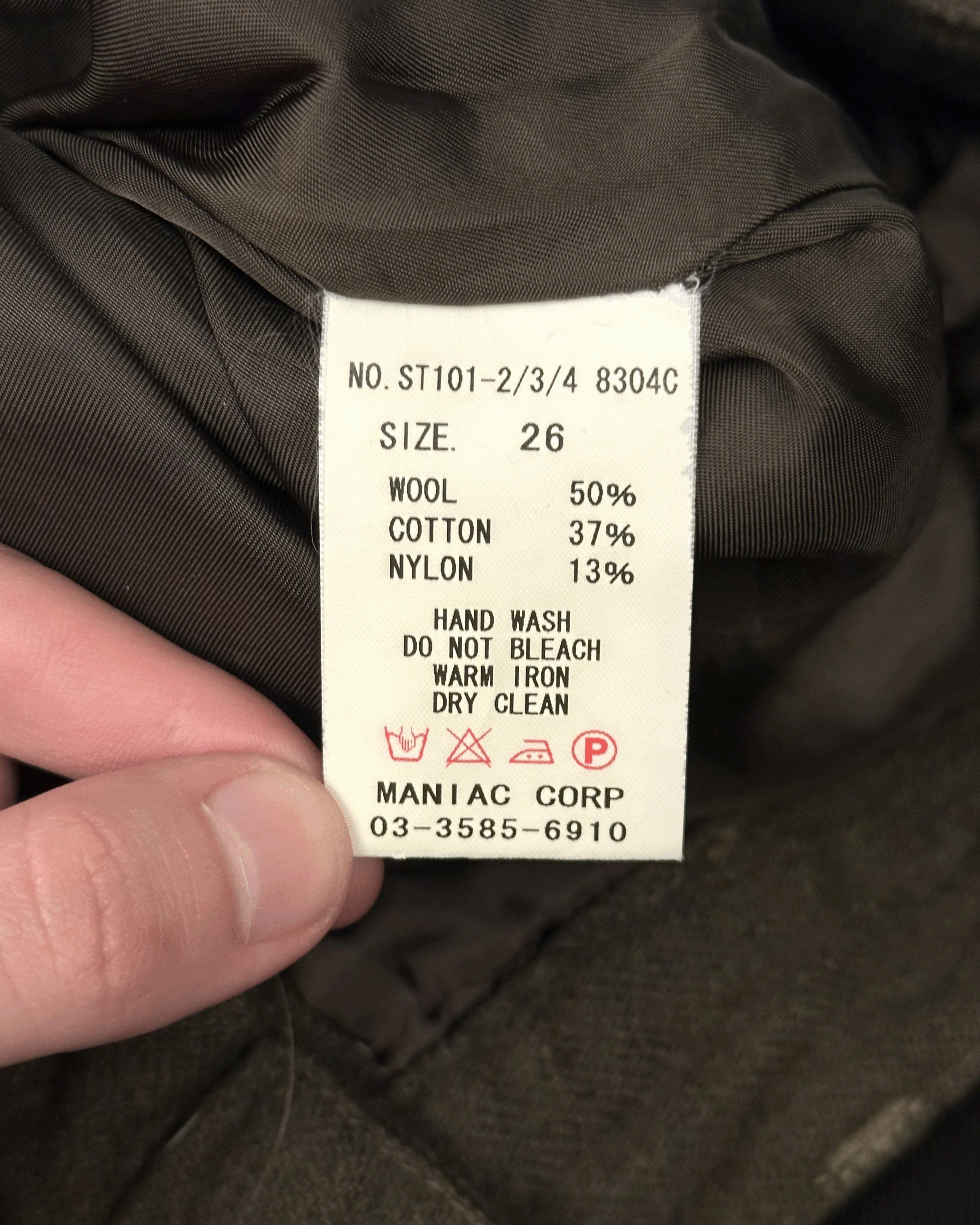 Le Grande Bleu (L.G.B.) L.G.B Le Grand Bleu Wool Gas Mask Pocket Capri Pants Size US 28 / EU 44 - 11 Thumbnail