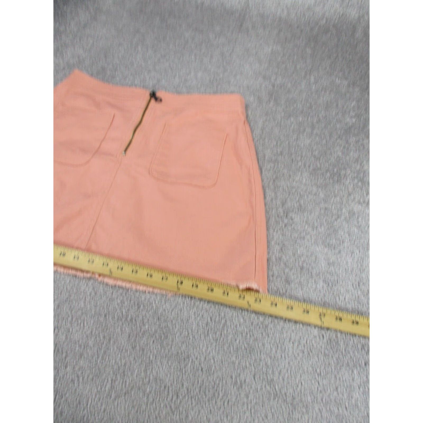 Madewell VINTAGE Madewell Skirt Womens Small Pink Cotton Spandex A-Line Short 90s Womens Size 32" / US 10 / IT 46 - 3 Thumbnail