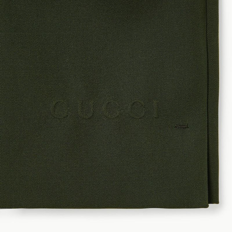Gucci o1loc1c1125 813982 Embossed Wool Gabardine Jacket Size US XXL / EU 58 / 5 - 7 Thumbnail