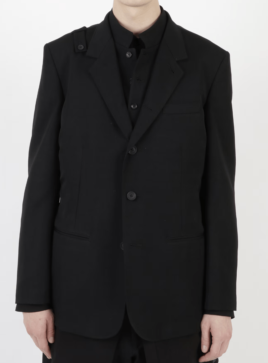 Yohji Yamamoto REGULATION - REGULATION WOOL 5BS JACKET
