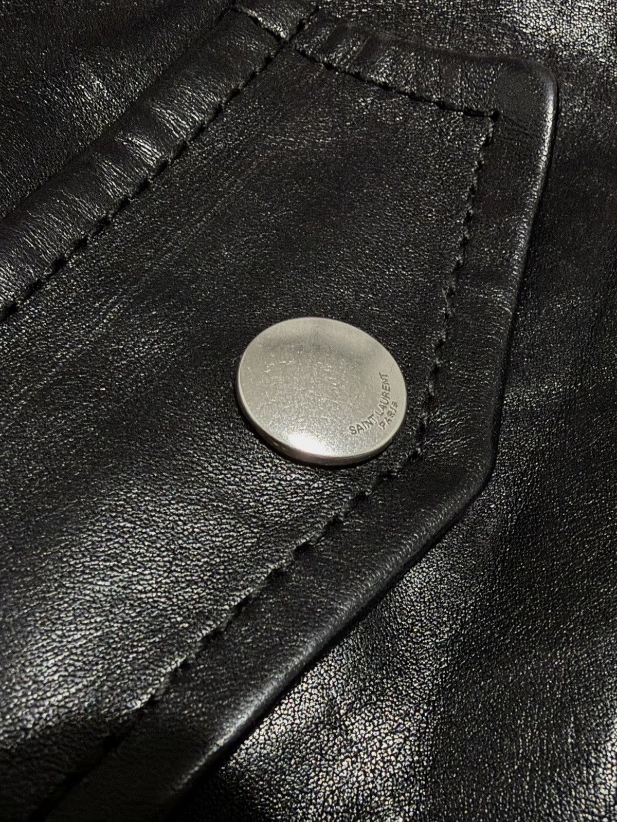 Saint Laurent Paris Saint Laurent L17 Jacket – 2017 Oiled Calf Size US M / EU 48-50 / 2 - 7 Thumbnail