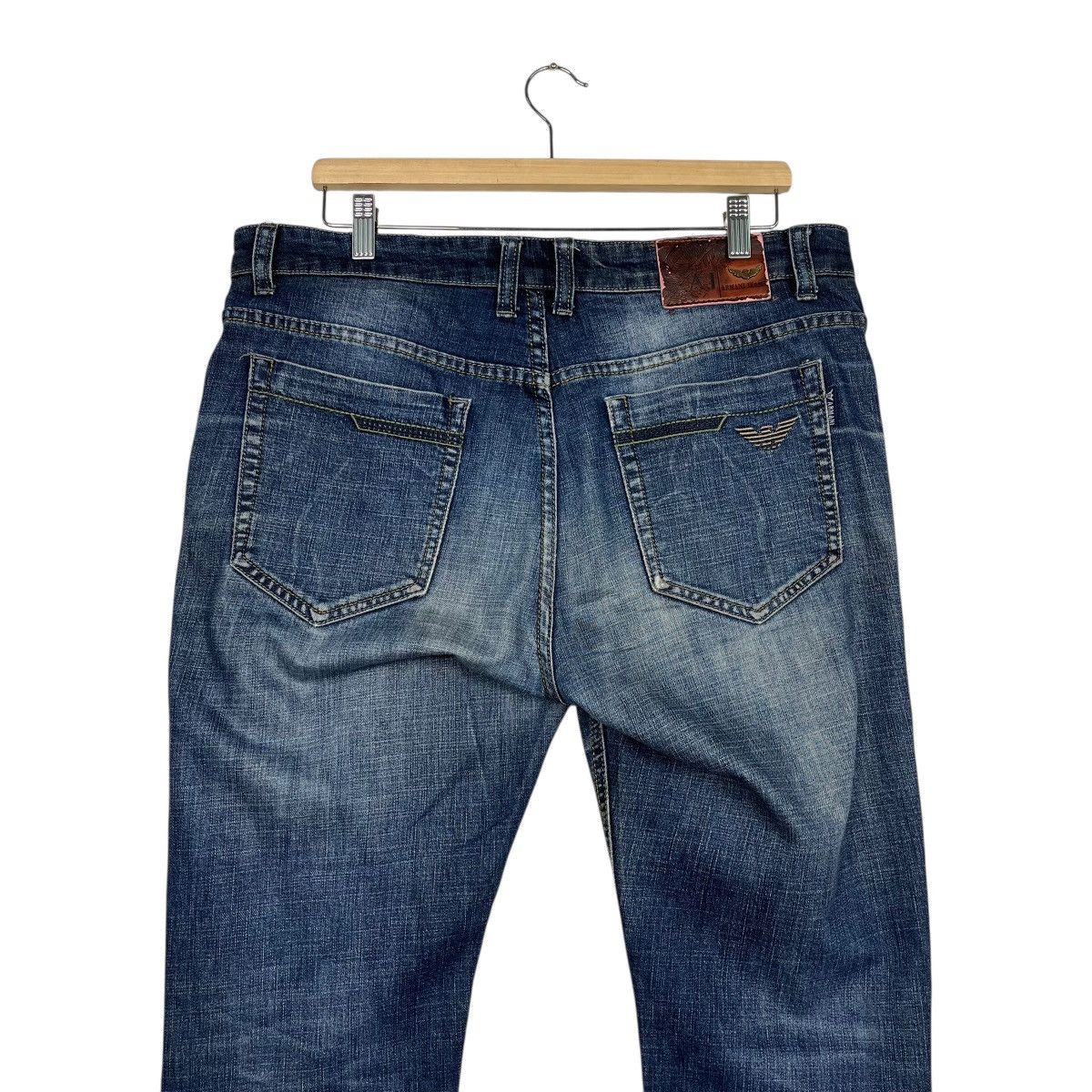 Armani Vintage Armani Jeans Distressed Denim Jeans Size US 34 / EU 50 - 9 Thumbnail