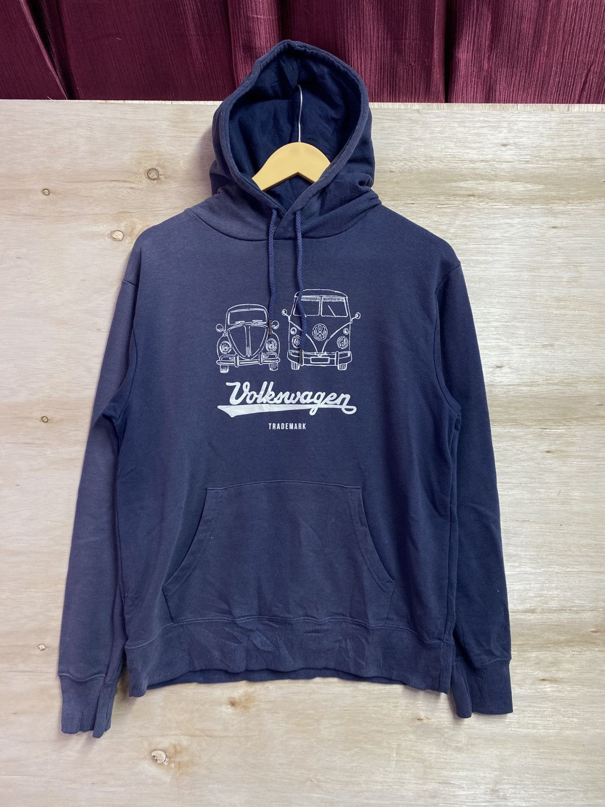 Vintage vintage Volkswagen hoodie Size US XL / EU 56 / 4 - 1 Thumbnail