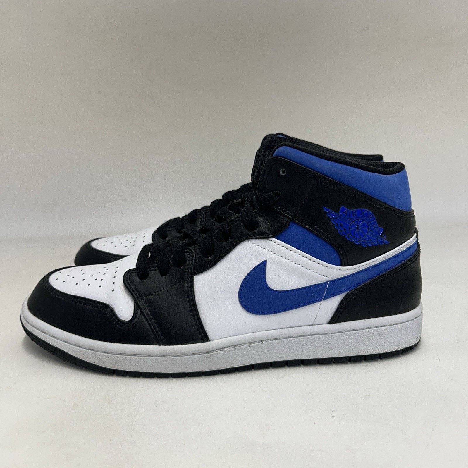 Jordan Brand Nike Air Jordan 1 Mid Retro “Racer Blue White Black” Size US 10.5 / EU 43-44 - 6 Thumbnail
