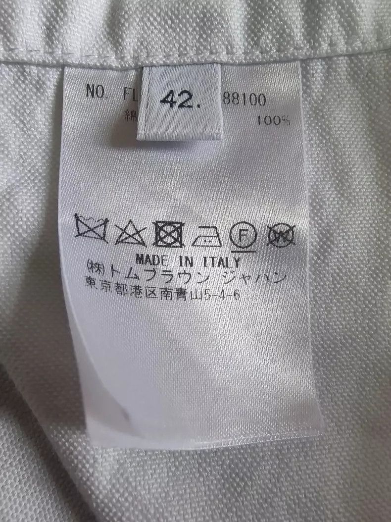 Thom Browne Thom Browne White shirt Size M / US 6-8 / IT 42-44 - 5 Thumbnail