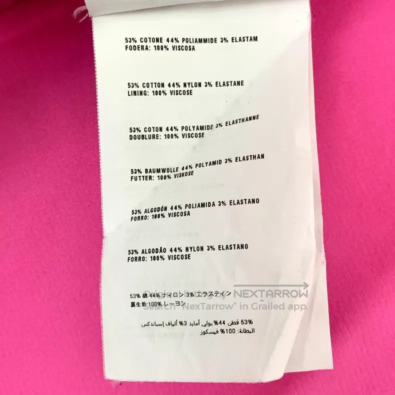 Prada Prada Pink lapel cotton single-breasted suit jacket Size S / US 4 / IT 40 - 7 Thumbnail