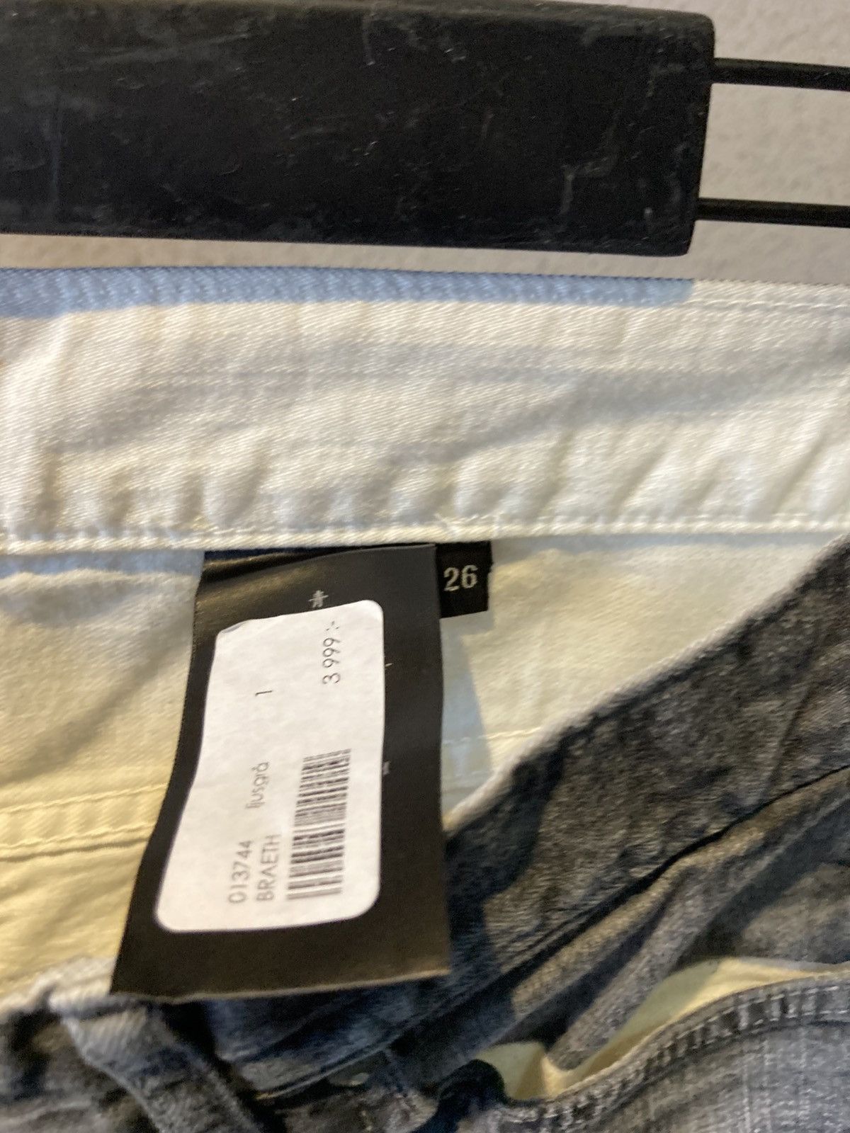 Fagassent Toshiki Aoki Seigeki Grey Fade Denim Size US 26 / EU 42 - 2 Thumbnail