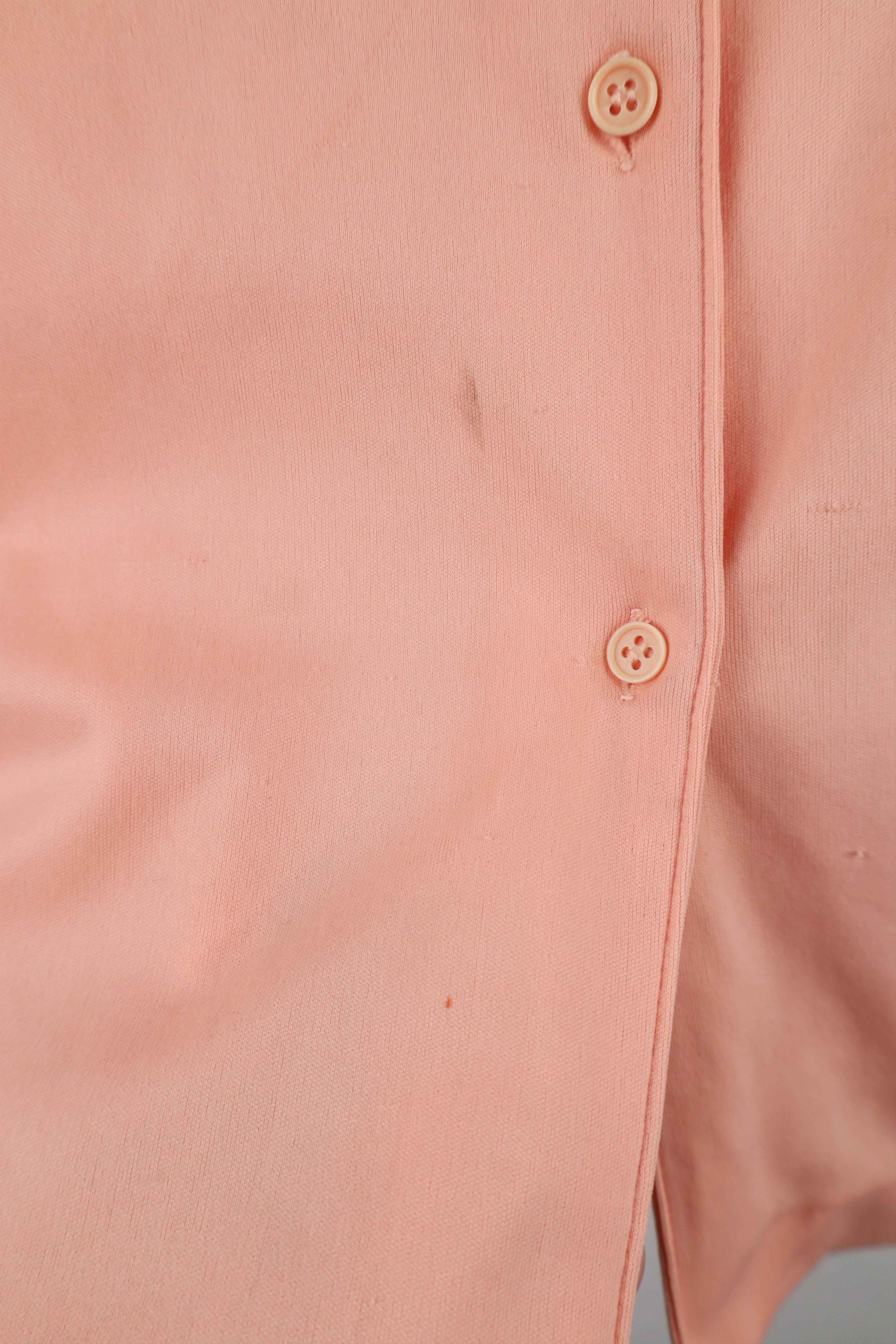 Vintage Vintage 70s Streetwear Sleeveless Knit Button Shirt Pink Size S / US 4 / IT 40 - 5 Thumbnail
