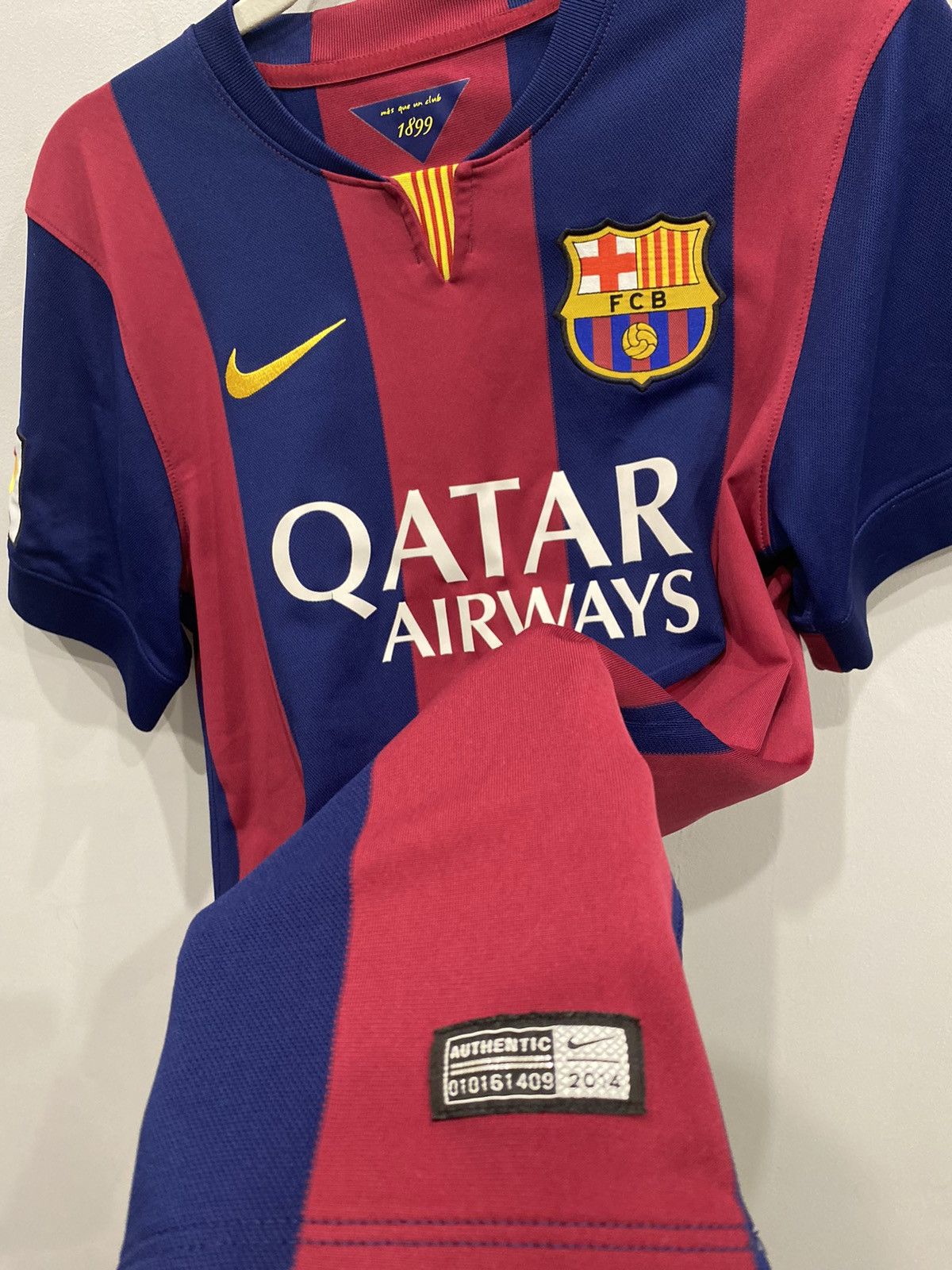 Nike Vintage Nike Barcelona 2014 Jersey Size US S / EU 44-46 / 1 - 3 Thumbnail