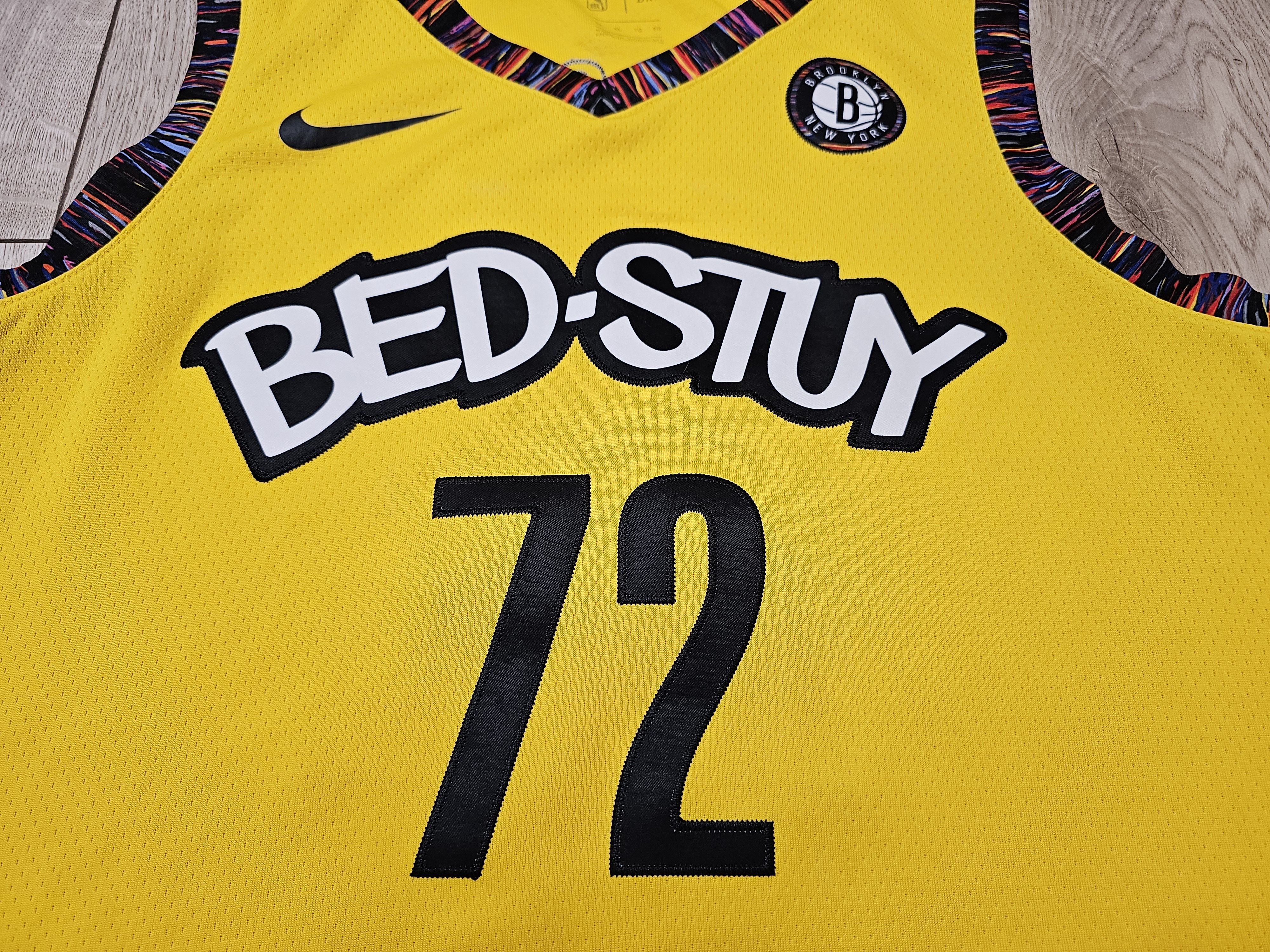 NBA BROOKLYN NEETS JERSEY BIGGIE BED-STUY BASKETBALL SHIRT Size US XL / EU 56 / 4 - 3 Thumbnail