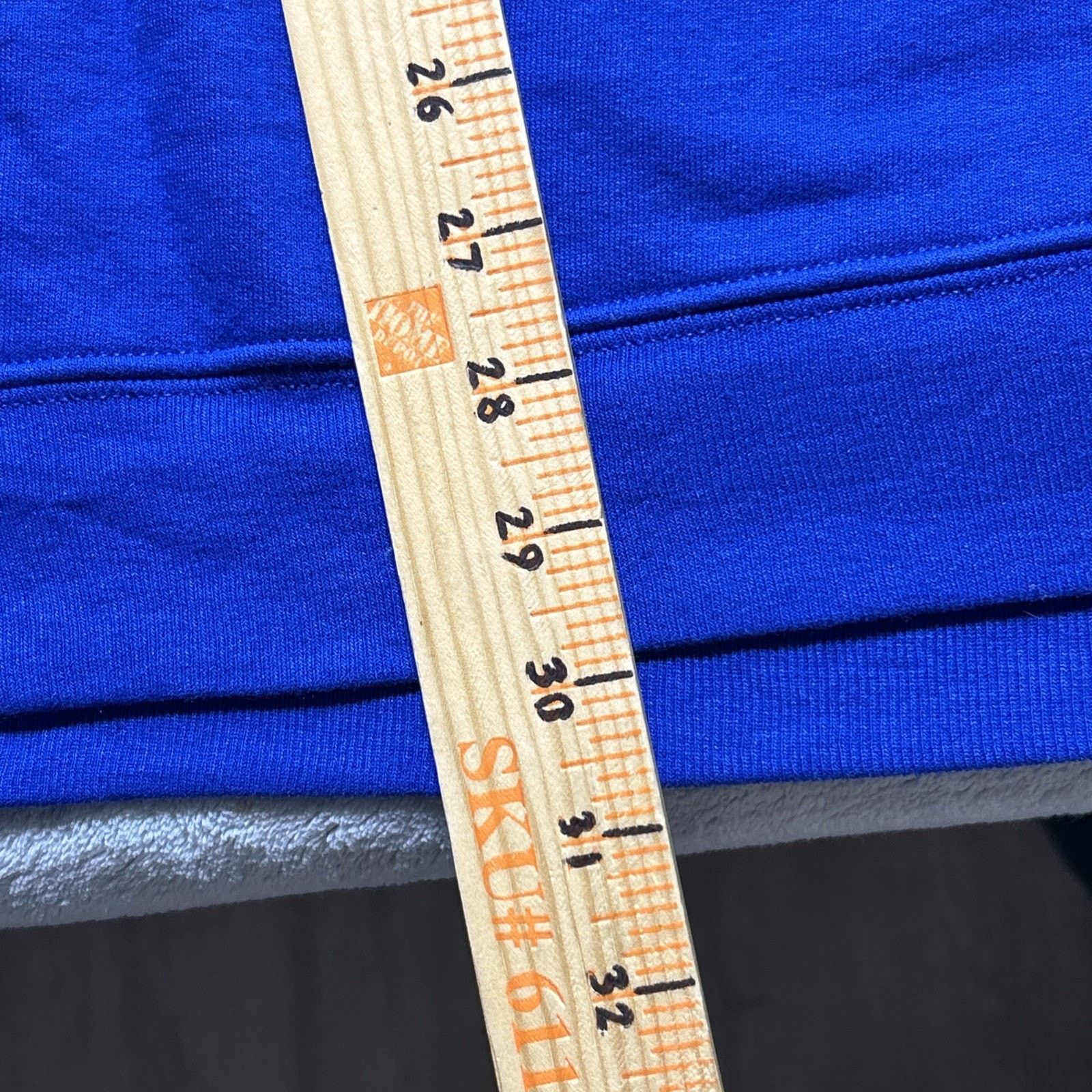 Nike Baggy Blank Fleece Hoodie Mens 3XL Blue Pullover Track Size US XXL / EU 58 / 5 - 6 Thumbnail