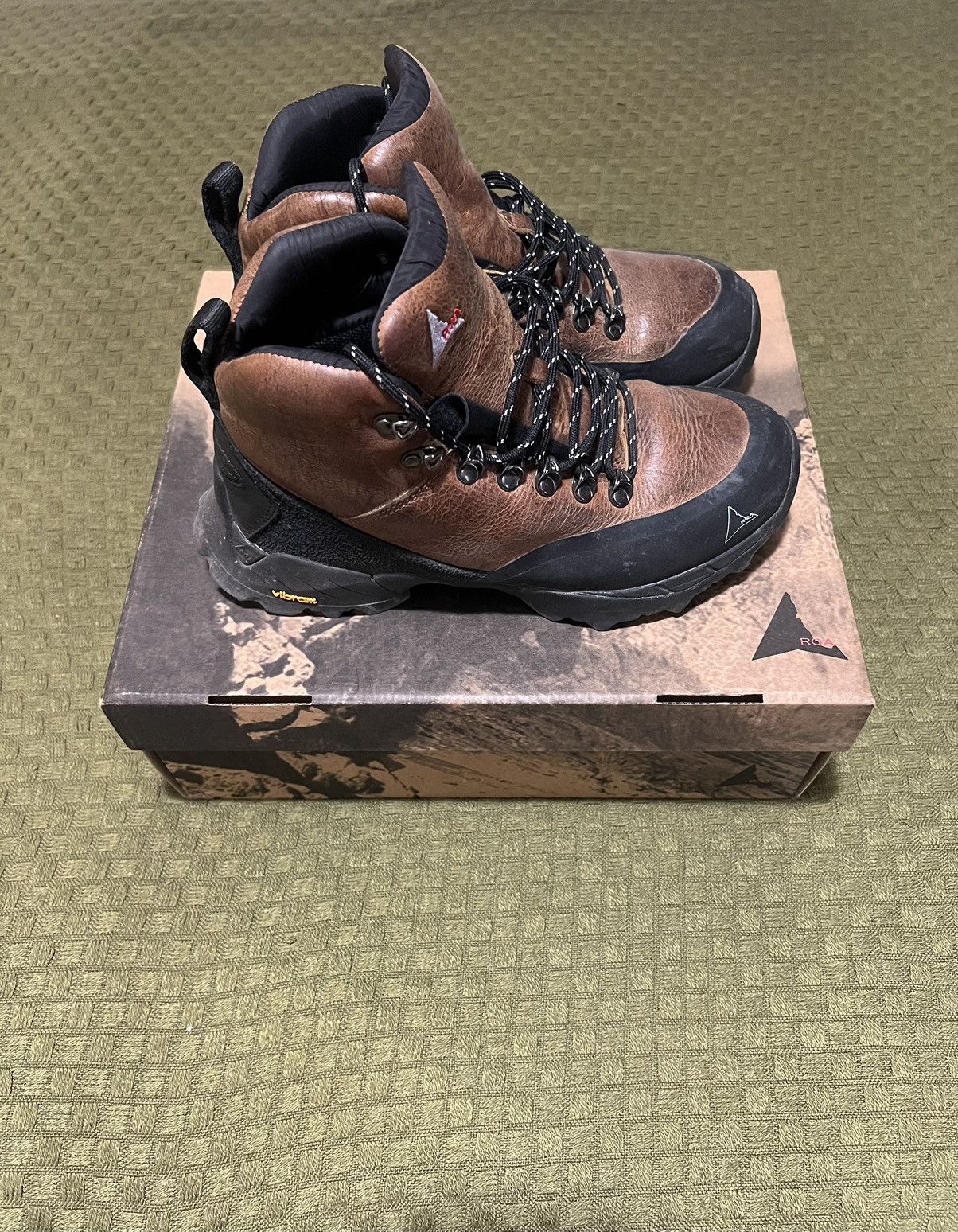 Designer × ROA Roa leather lace up boots Size US 7 / EU 40 - 2 Thumbnail