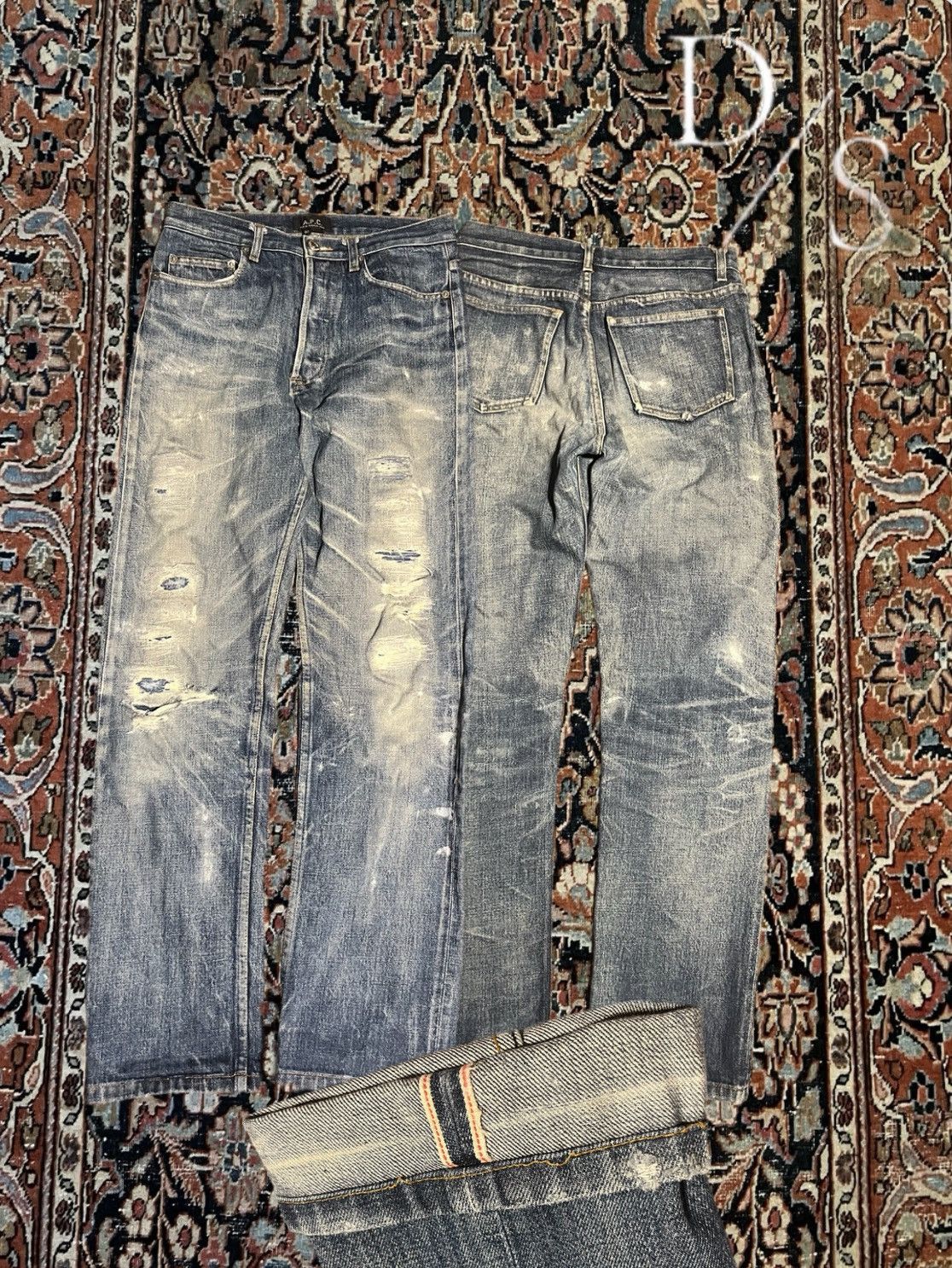 A.P.C. Apc selvedge distressed jeans | Grailed