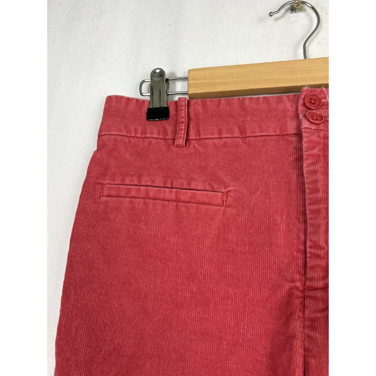 Anthropologie Anthropologie Jeans Womens Sz 4 Pink/Salmon Slot Pocket Straight Leg Ankle 30x26 Size 27" / US 4 / IT 40 - 4 Thumbnail