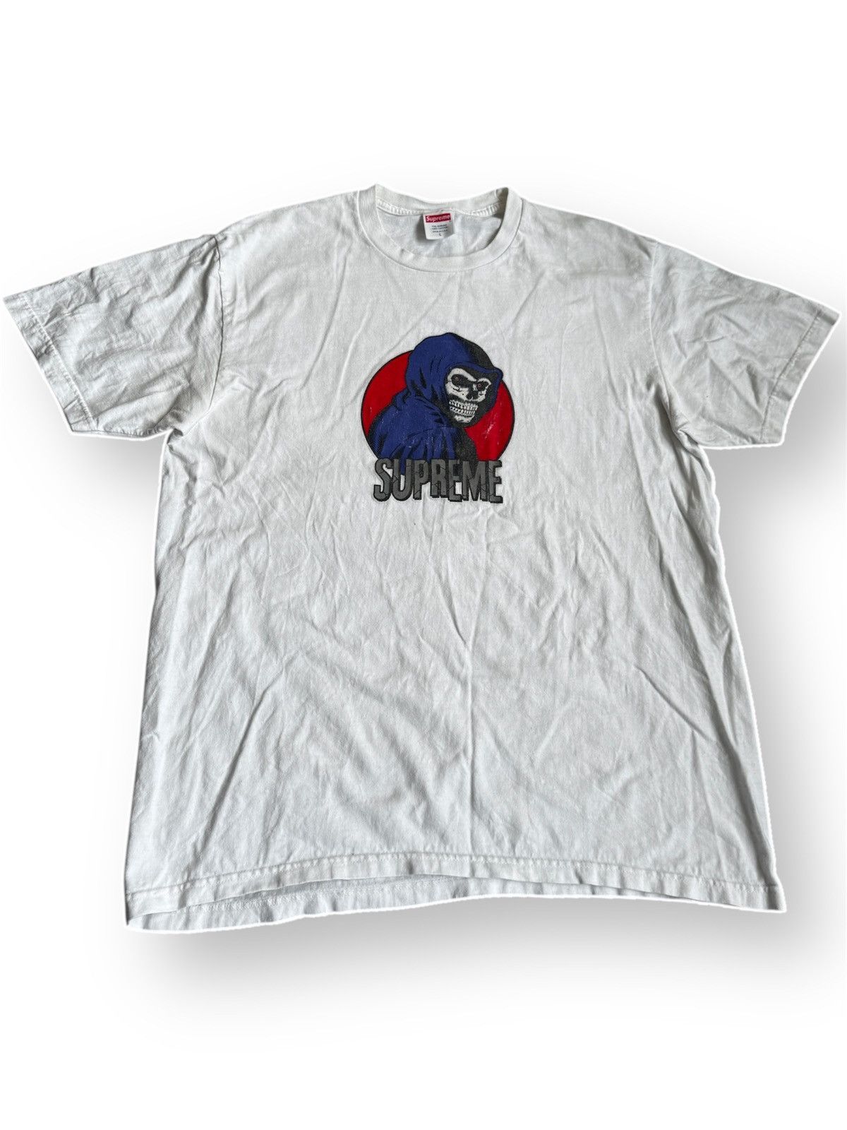 Supreme Supreme Reaper Tee White Large SS23 Size US L / EU 52-54 / 3 - 2 Thumbnail
