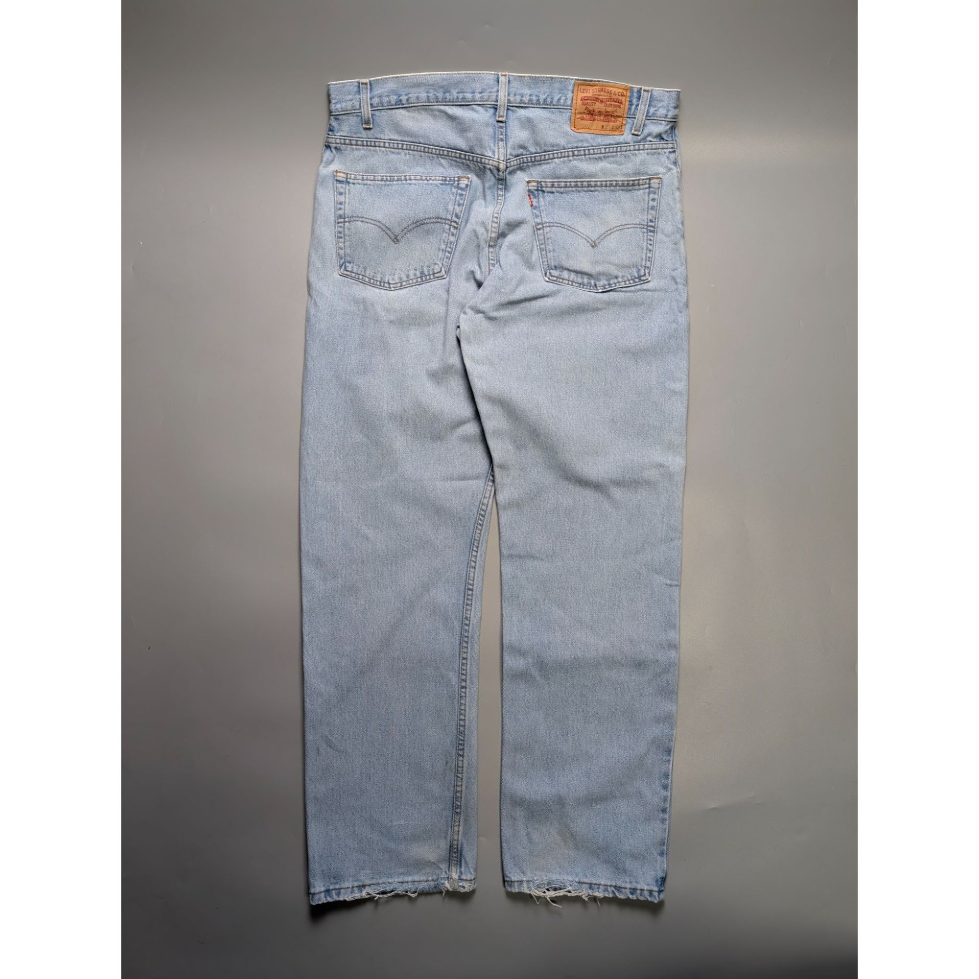 Levi's Levi's 505 Made in USA Light Wash Denim Jeans Pants (Y1091) Size US 40 / EU 56 - 11 Thumbnail
