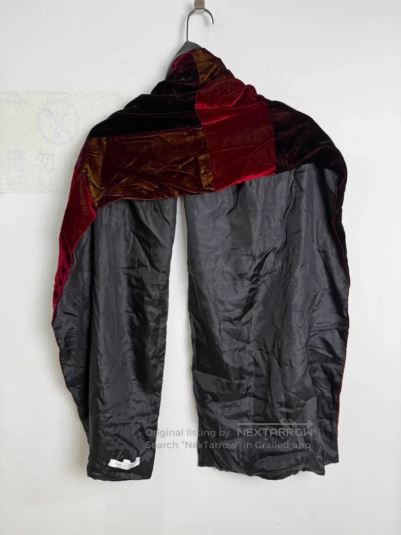 Comme des Garcons Comme Des Garcons Metallic velvet and silk satin scarf Size ONE SIZE - 5 Thumbnail