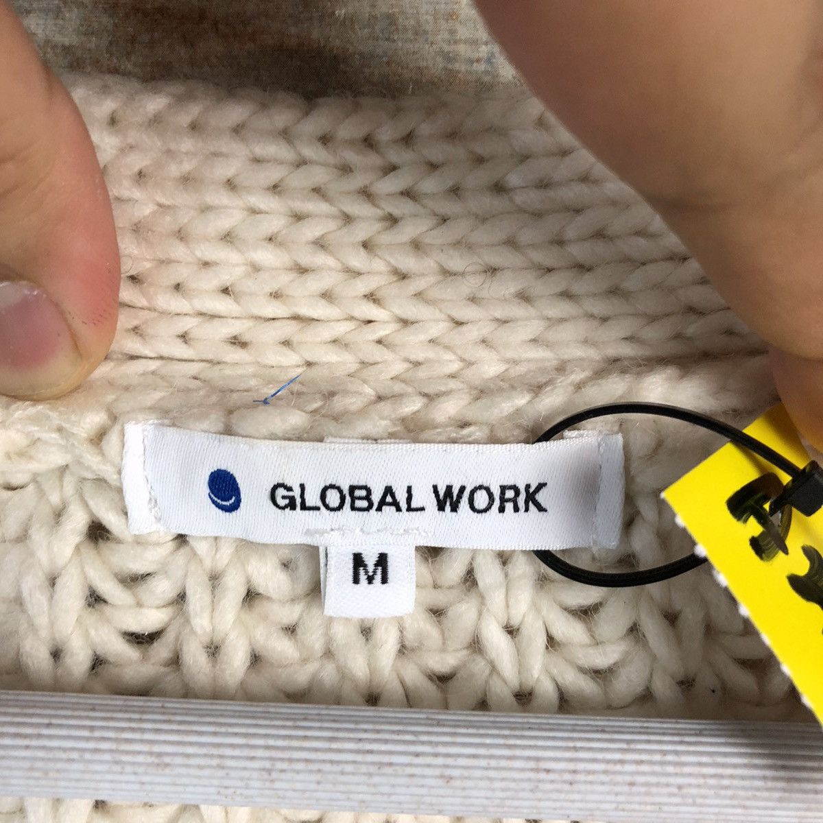 Global Work × Homespun Knitwear Global Work Brown Cardigan Knitwear #A2183 Size M / US 6-8 / IT 42-44 - 8 Thumbnail