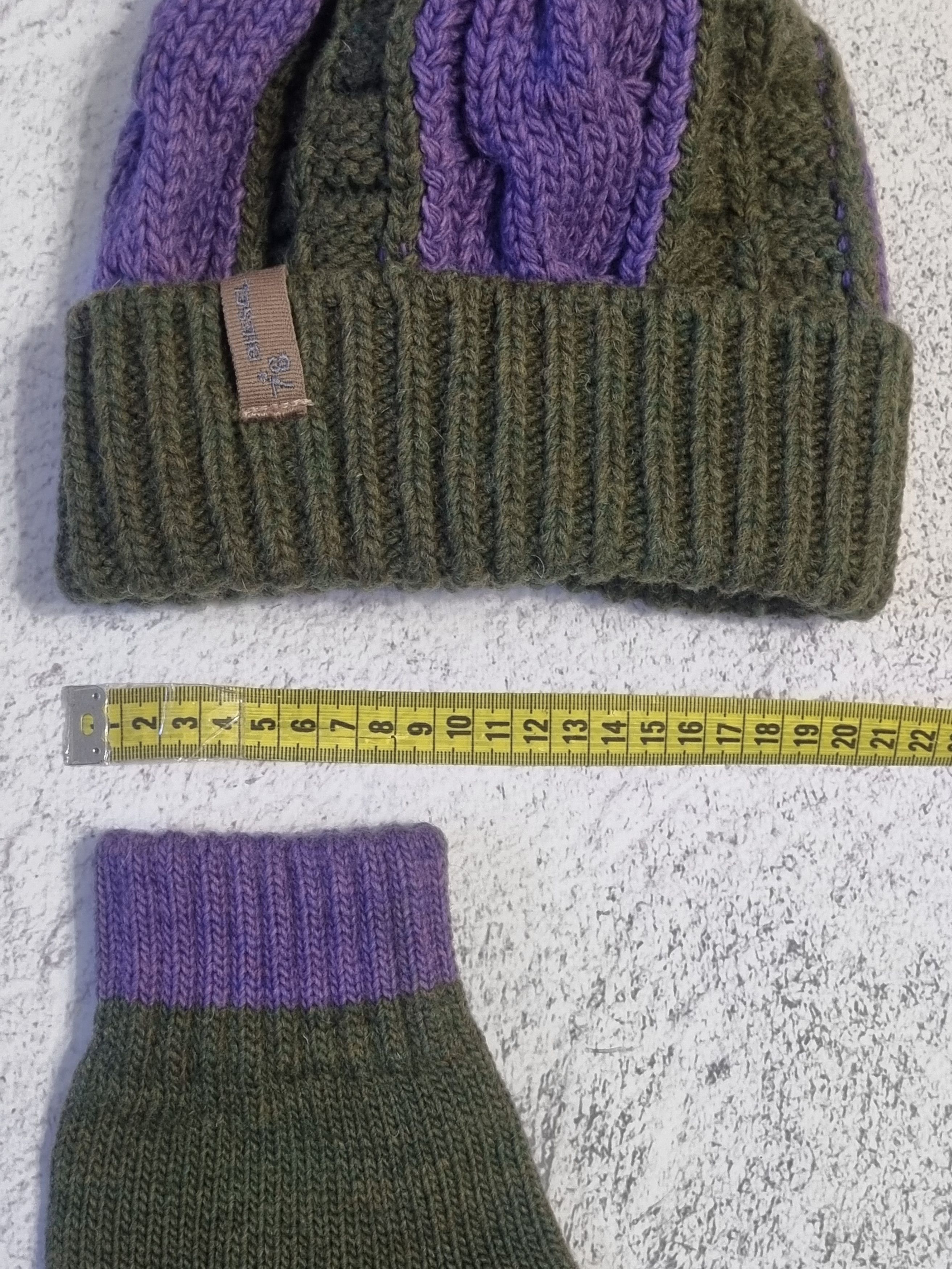 Diesel Diesel Knit Winter Set Pom Pom Beanie & Gloves Size ONE SIZE - 14 Thumbnail