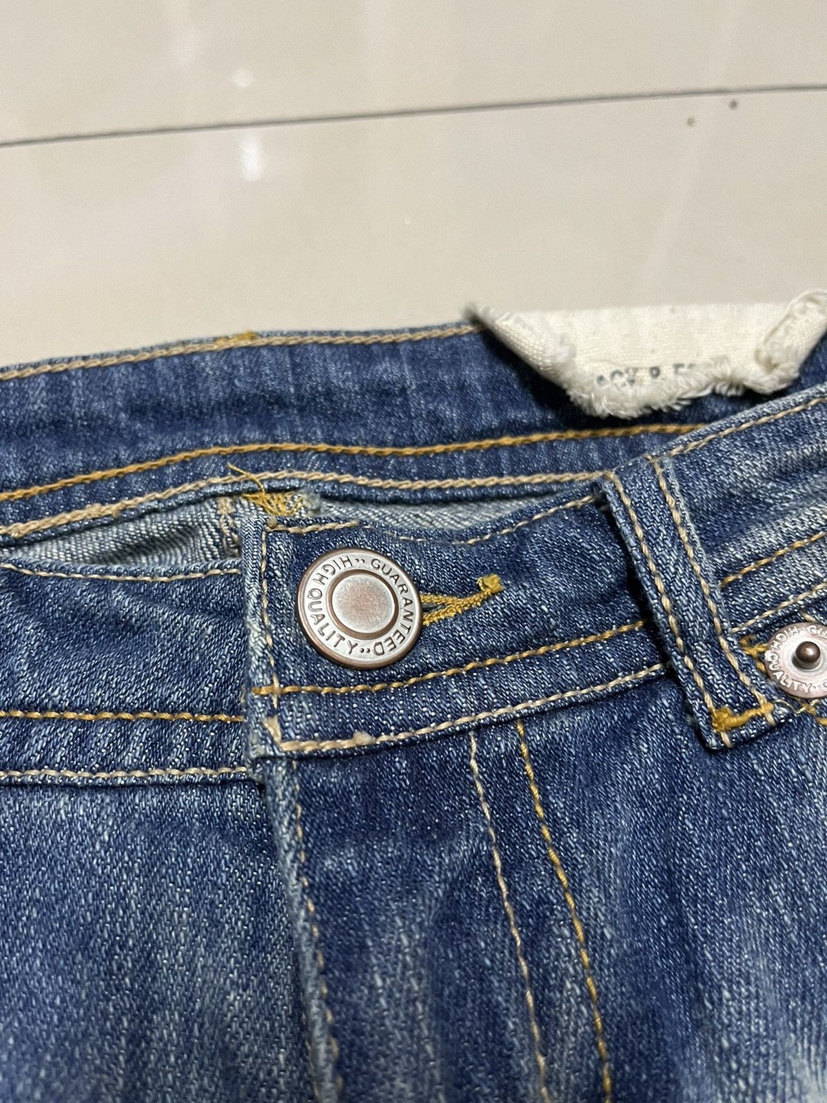 If Six Was Nine Flare Jeans Back & Forth low rise faded distressed F1 Size US 29 - 5 Thumbnail