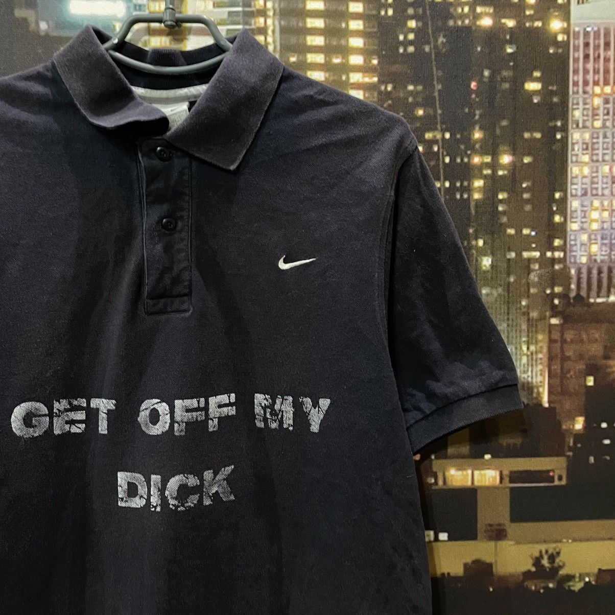 Nike VINTAGE 90S NIKE TEE GET OFF MY DICK PENIS FUNNY PORNO Size US S / EU 44-46 / 1 - 2 Thumbnail
