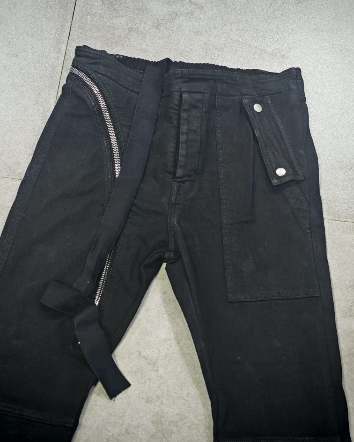 Rick Owens Rick Owens slanted zipper tapered pants Size US 30 / EU 46 - 3 Thumbnail