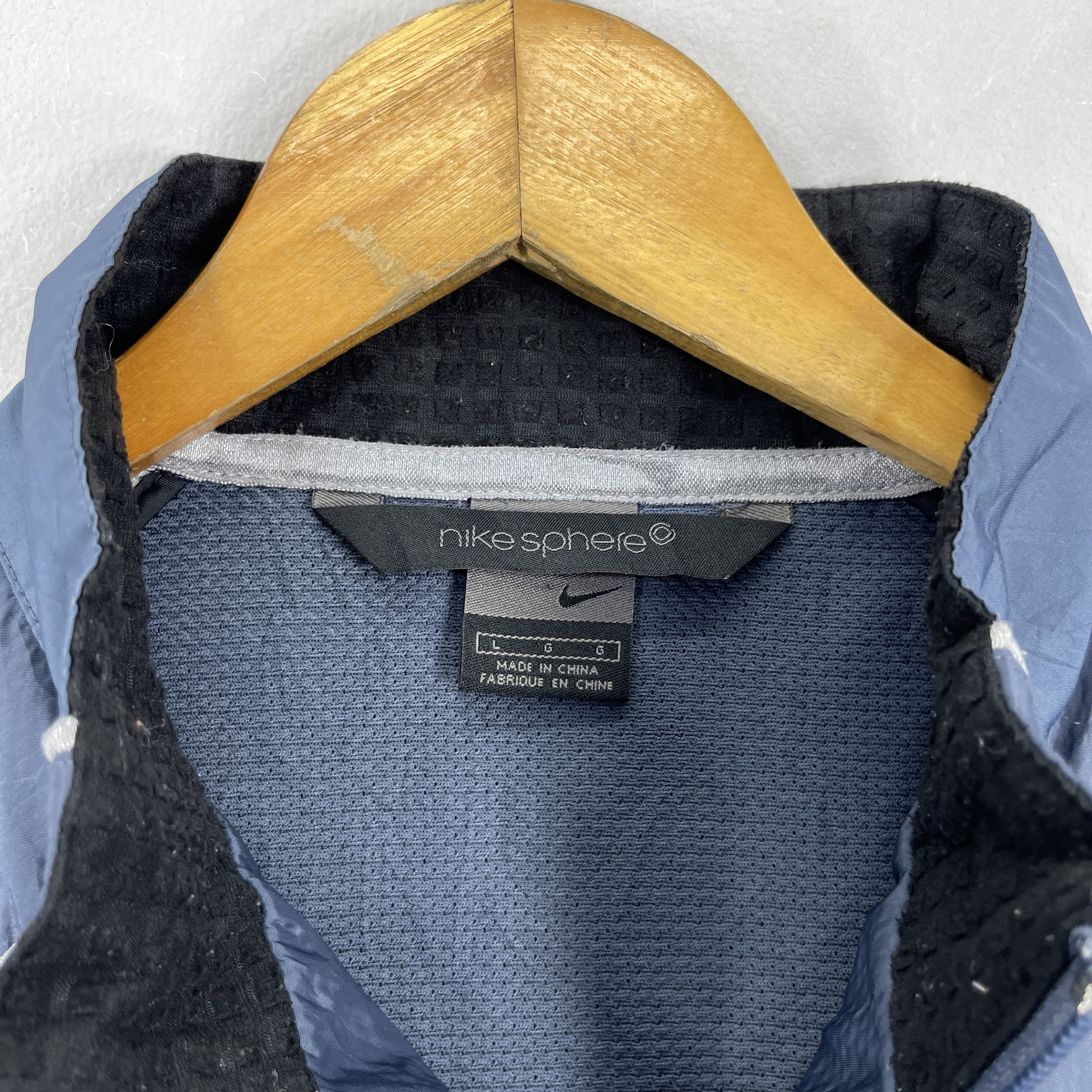 Nike Vintage NIKE Swoosh Jacket Half Zipper Windbreaker Size US L / EU 52-54 / 3 - 7 Thumbnail