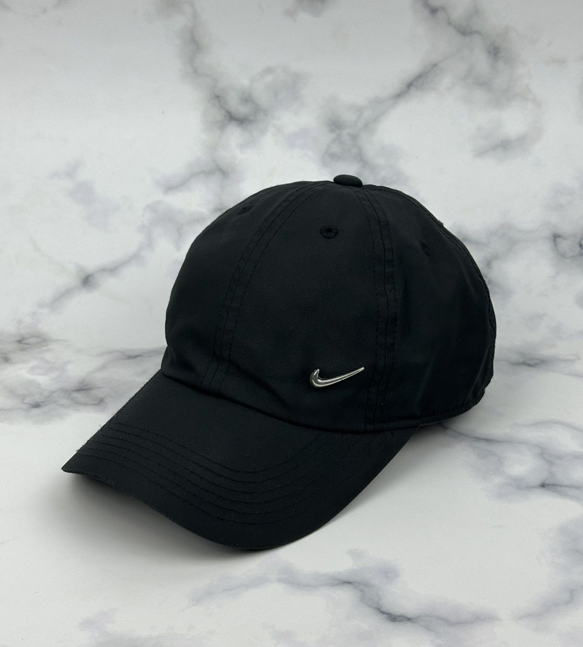Nike Nike Metal Logo vintage cap Black Size S/M Size ONE SIZE - 1 Thumbnail