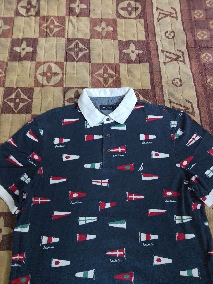 Nautica Nautica Flag Fullprint Polo Tee Size US L / EU 52-54 / 3 - 2 Thumbnail