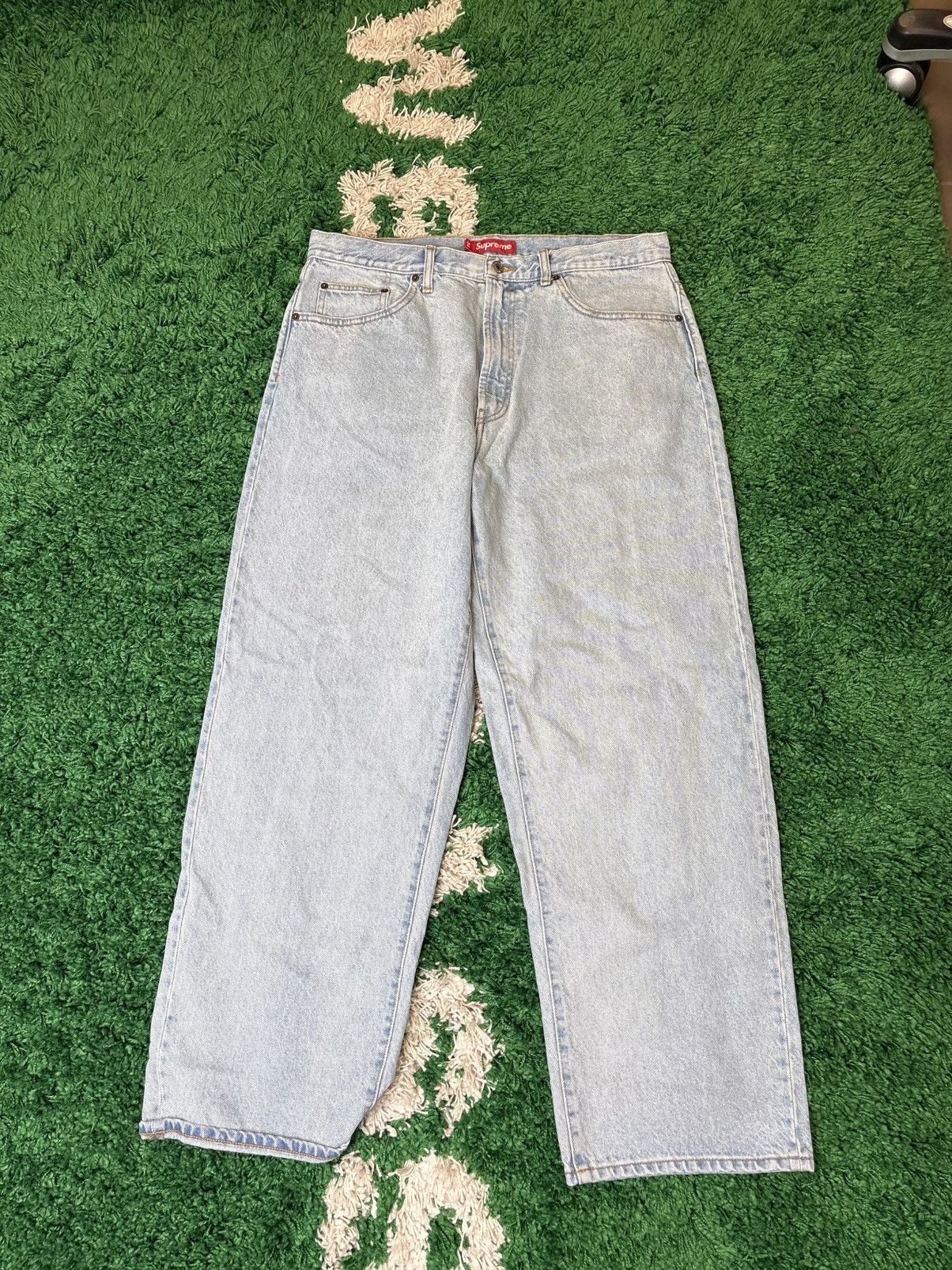 Supreme Supreme Baggy Jeans Light Wash | Grailed