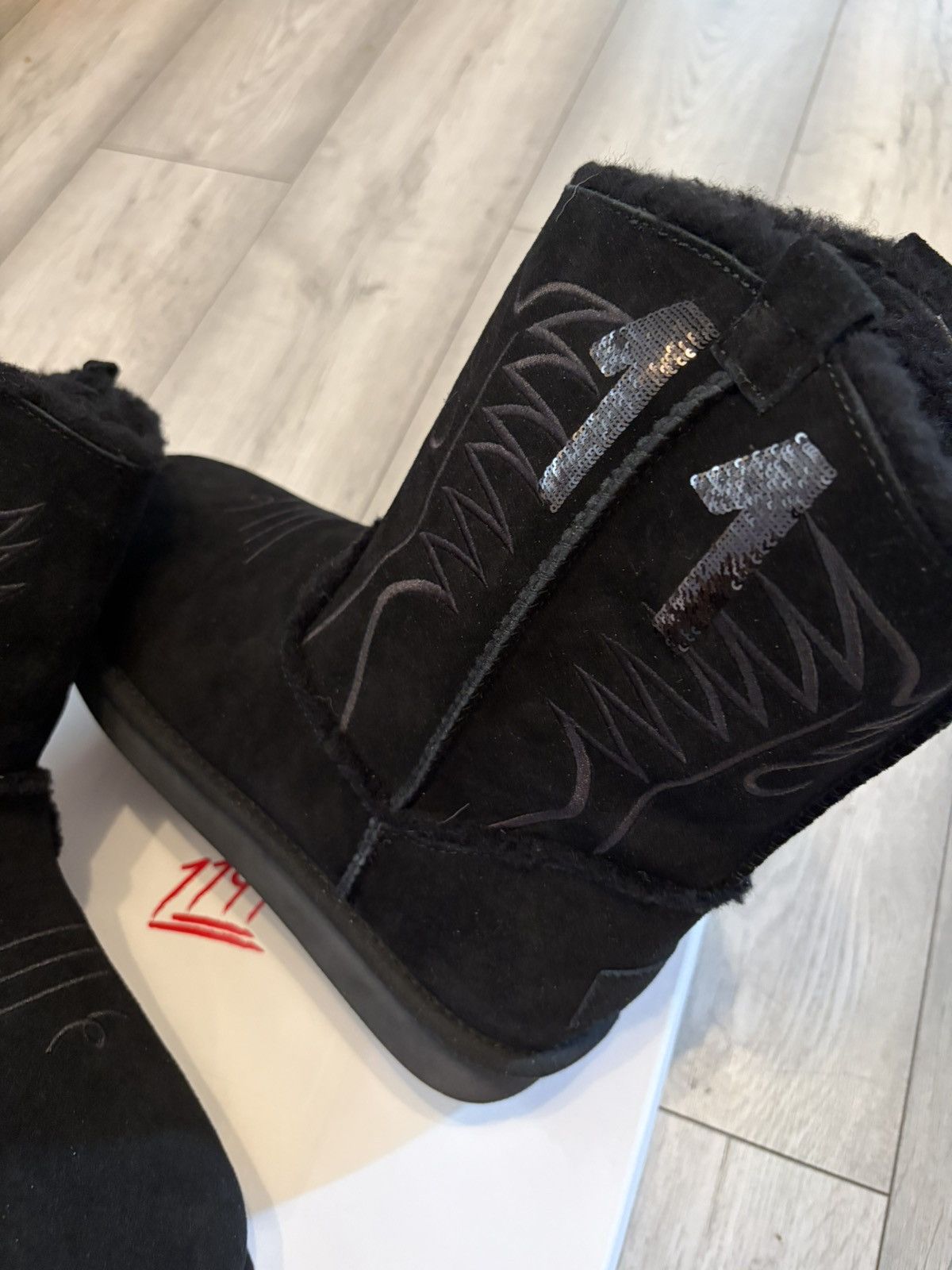 Other Bazo 1199 Cowboy Uggs v2 Black - Size 42 EU Size US 9 / EU 42 - 3 Thumbnail