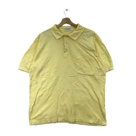 Vtg 90’ YSL Yves SAINT LAURENT Made In Italy Polo Tee Shirt