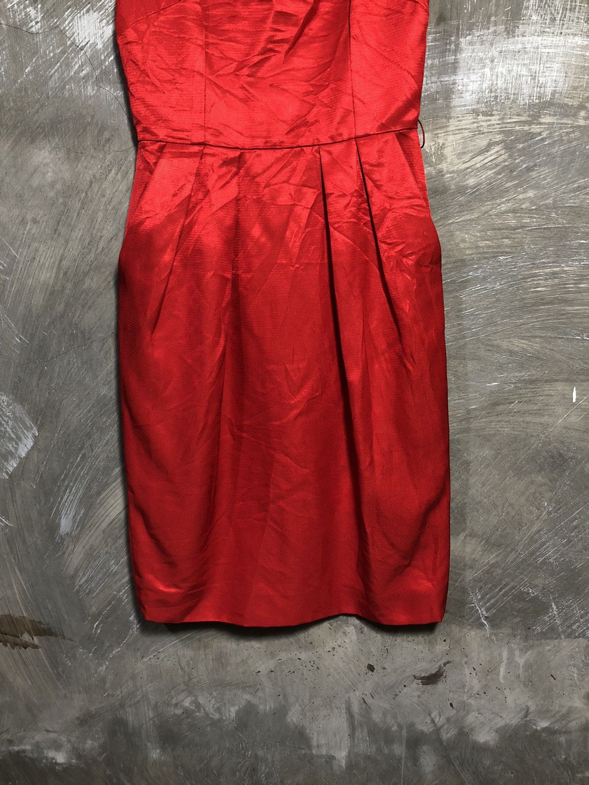 Designer × Dolce & Gabbana × Vintage Dolce & Gabbana Red Midi Dress Size XS / US 0-2 / IT 36-38 - 3 Thumbnail