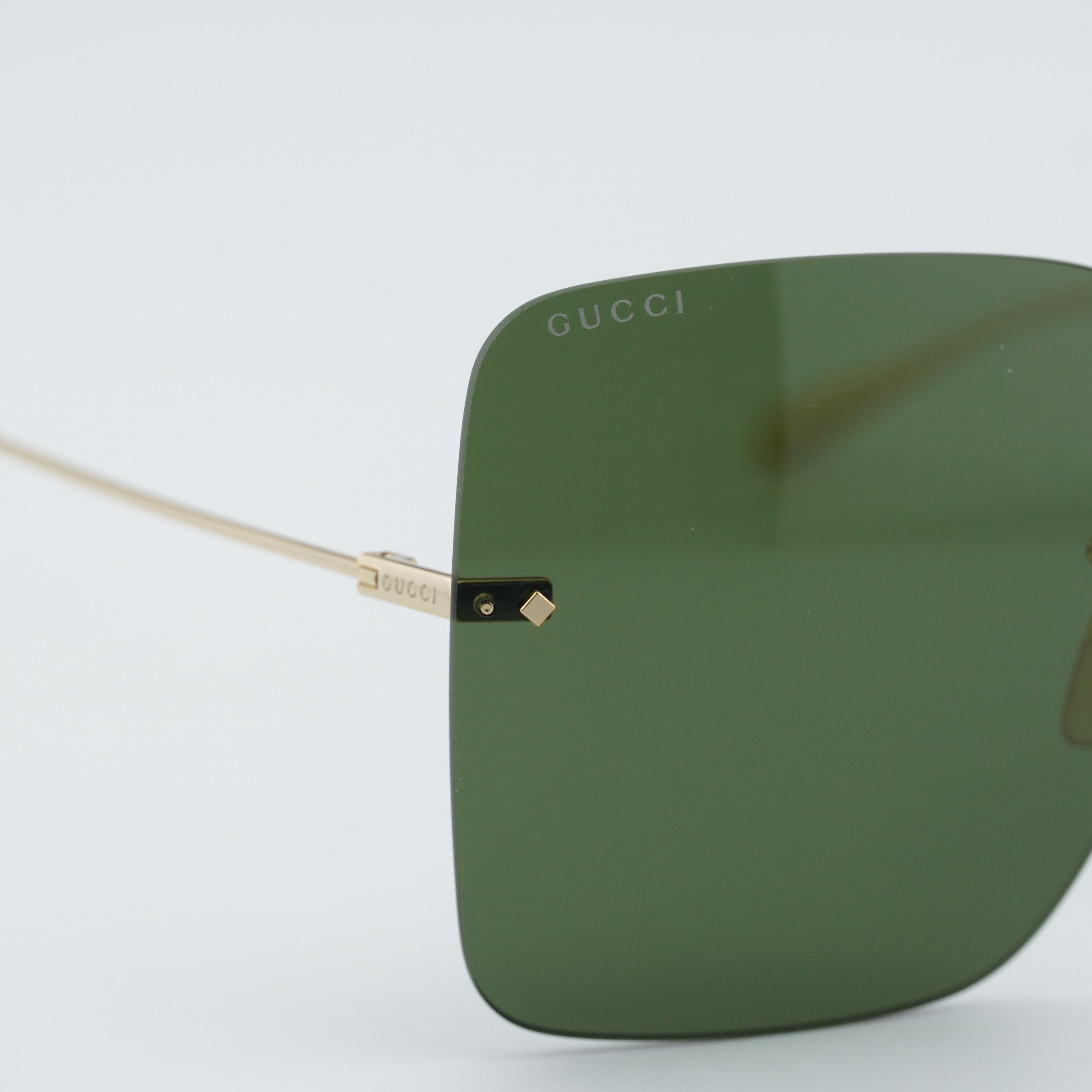 Gucci Gucci GG1147S 002 Rimless Sunglasses Gold Butterfly Frame Size ONE SIZE - 12 Thumbnail