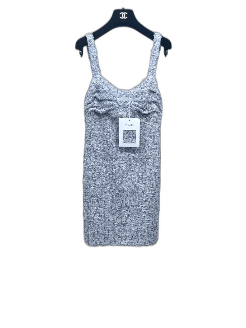 Chanel Chanel Hollow Design Rhinestone Dress -2505 Size S / US 4 / IT 40 - 1 Thumbnail