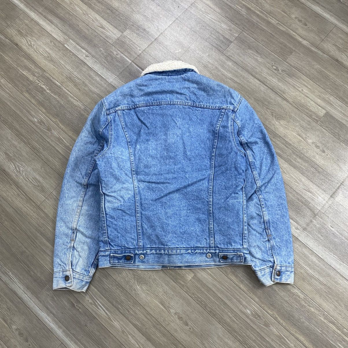 Levi's Vintage Clothing 1980s Vintage Levis Sherpa Orange Tab #527 USA Denim Jacket Size US M / EU 48-50 / 2 - 16 Thumbnail