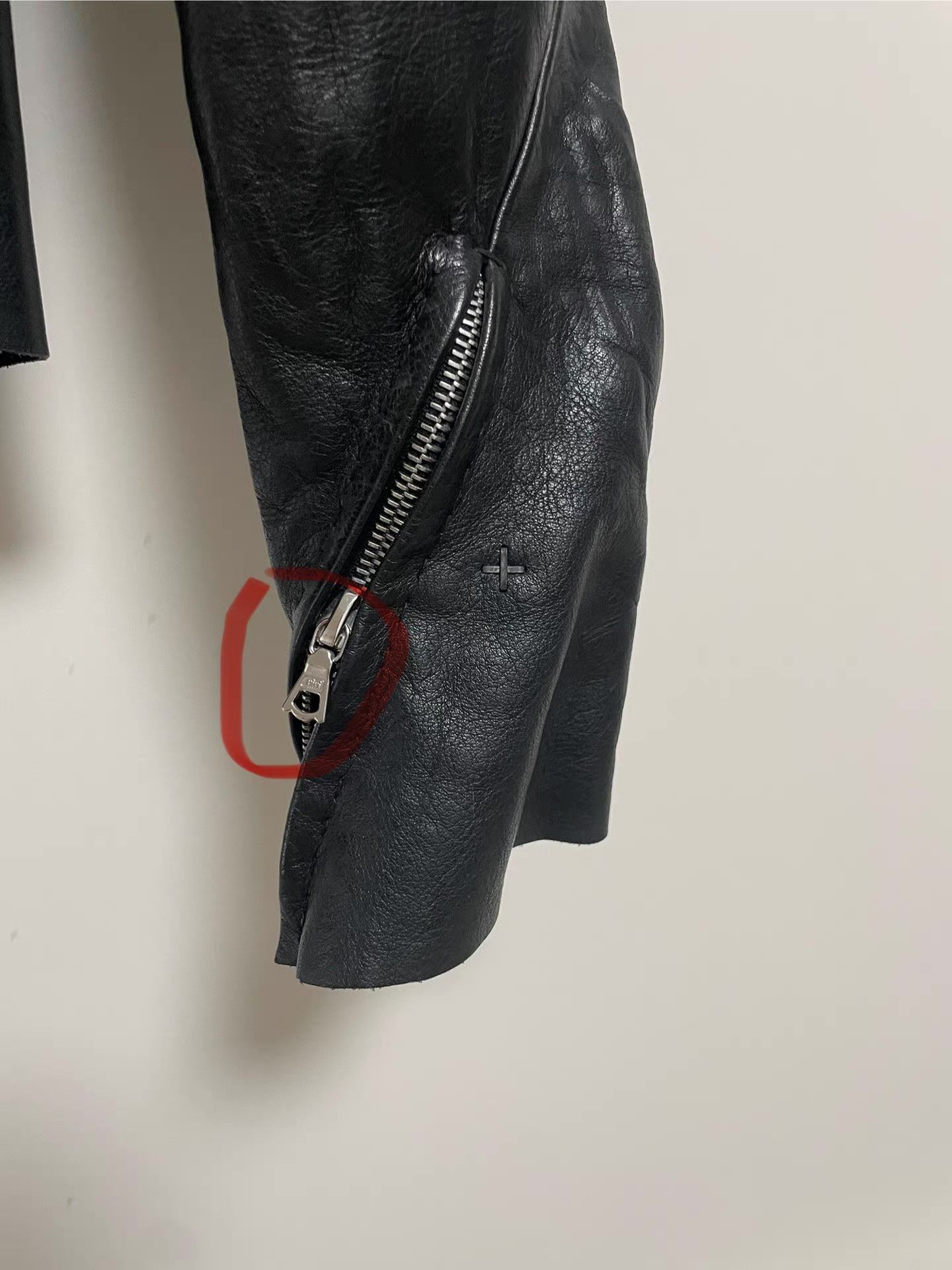 Ma+ m.a+ 14FW Zipped Sleeve Biker Jacket, Ｑ25 Size US M / EU 48-50 / 2 - 3 Thumbnail