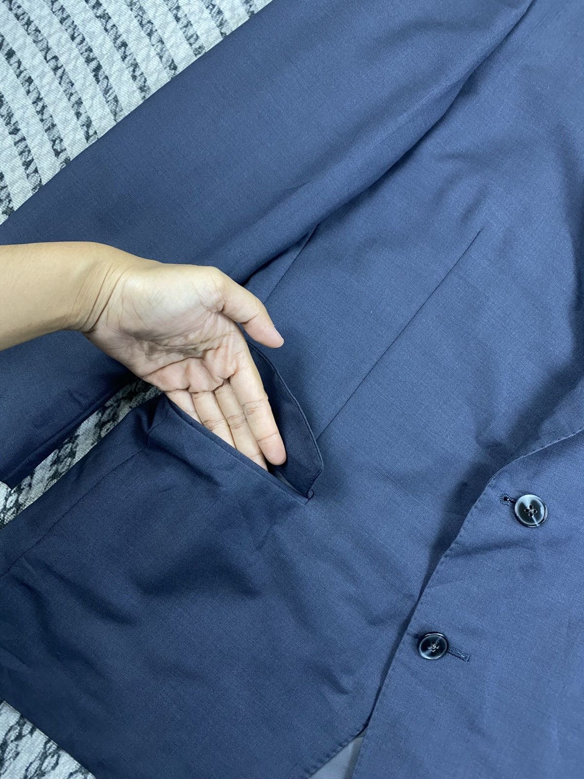 Pierre Cardin Vintage Pierre Cardin Takasyimaya Double Button Blazer Size US M / EU 48-50 / 2 - 6 Thumbnail