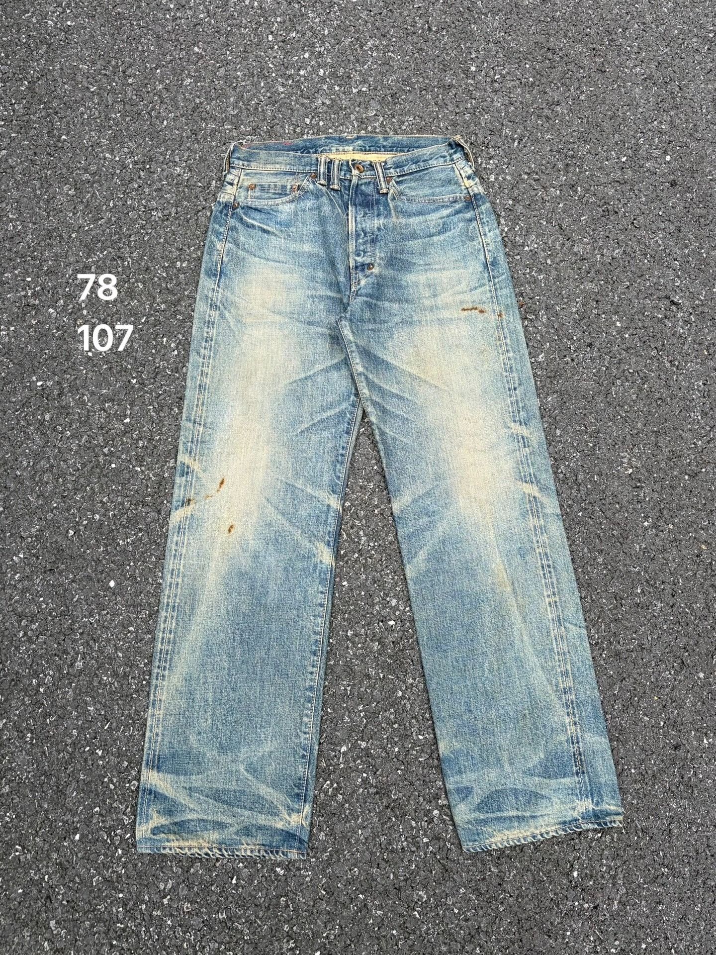 Vintage Vintage Anarchrom Washed Blue Jeans Size US 31 - 1 Thumbnail