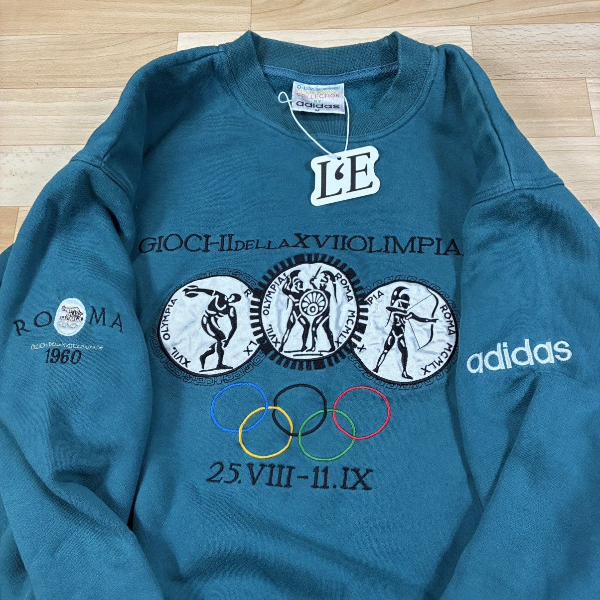 Adidas Mens Vintage Sweatshirt Adidas Olympic Games Size S-M Size US S / EU 44-46 / 1 - 4 Thumbnail