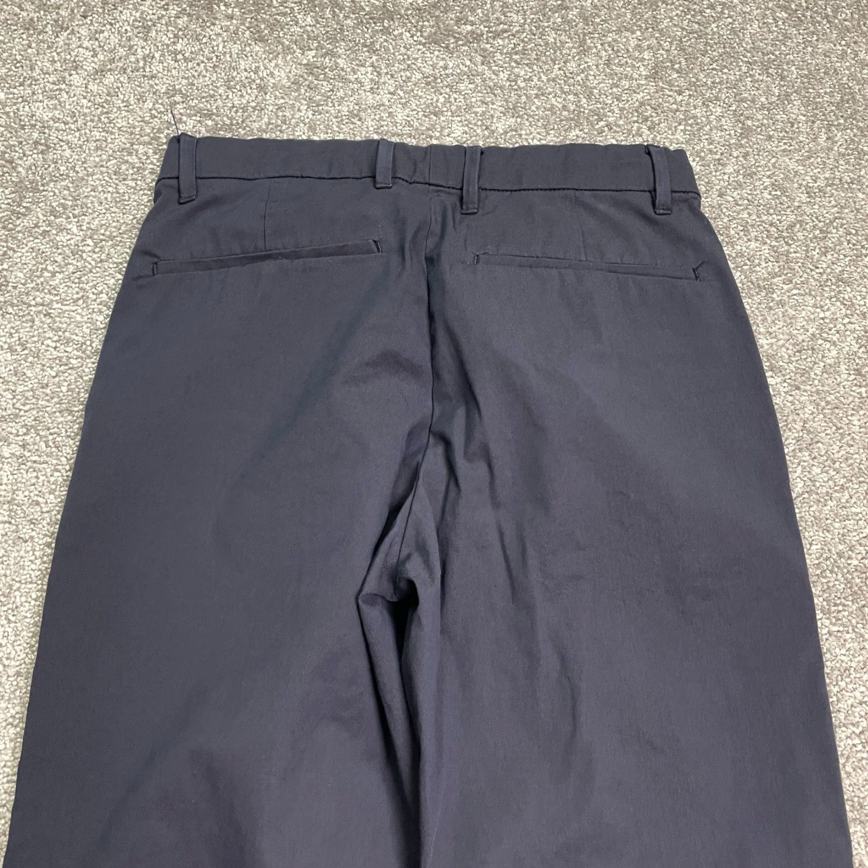 Vintage Goodfellow & Co. Chino Pants Mens 28W 28L Navy Blue Straight Slim Cotton 28x28 Size US 28 / EU 44 - 3 Thumbnail