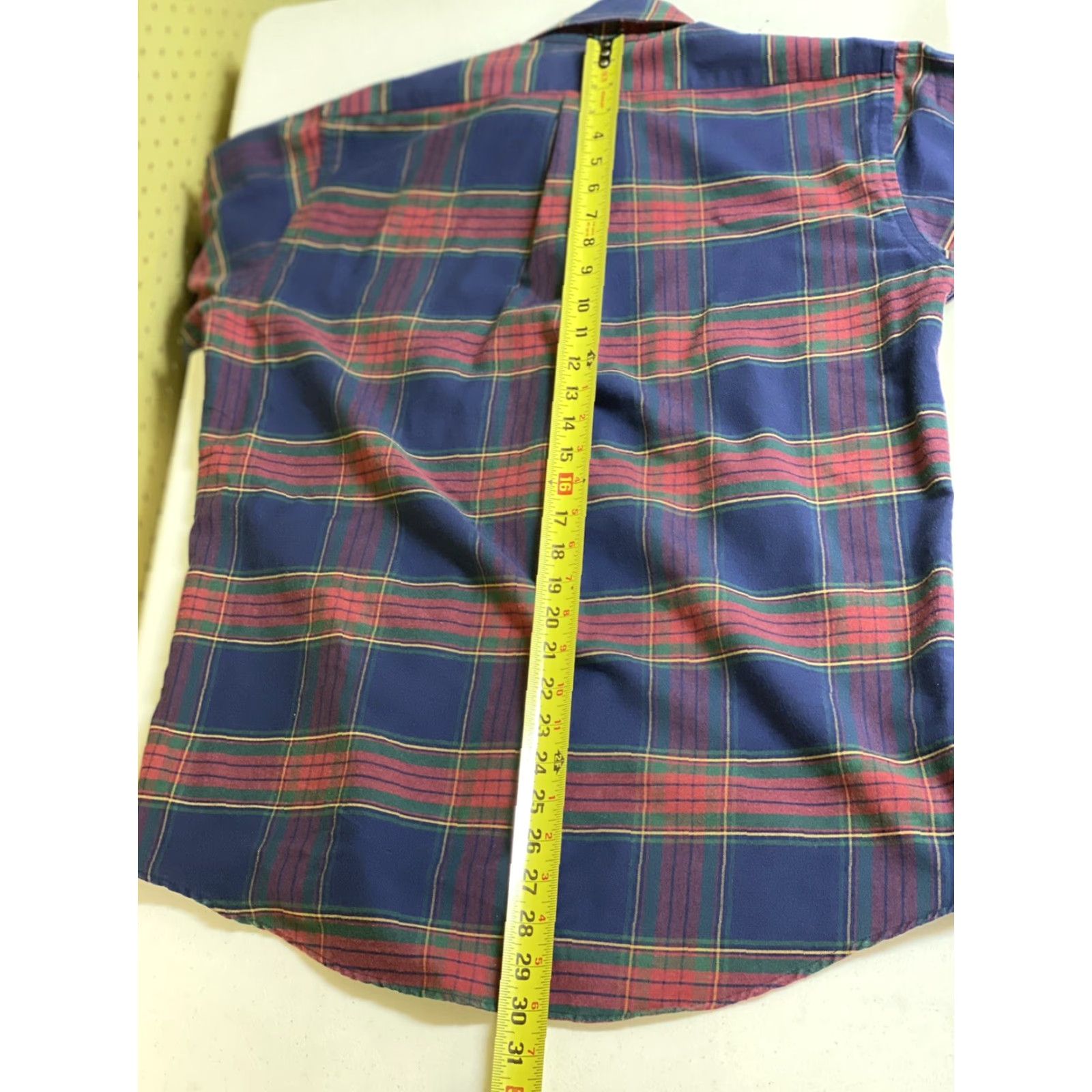 Vintage VINTAGE L.L. Bean Mens Button-Down Dress Shirt Size 15.5 32 Plaid Made In USA Size 42R - 5 Thumbnail