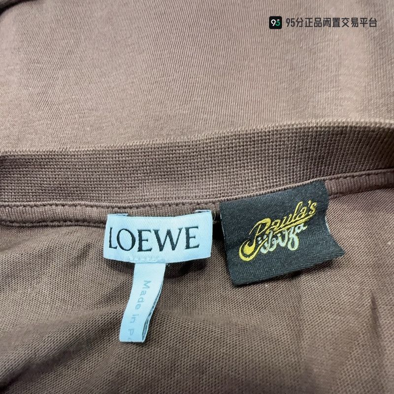 Loewe LOEWE Paula's Ibiza SS25 Men's Loose Crewneck T-Shirt Size US M / EU 48-50 / 2 - 1 Thumbnail