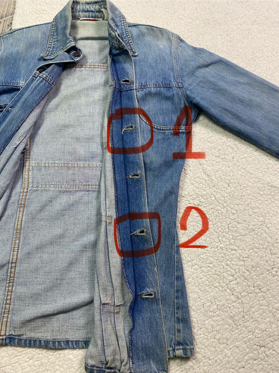 Levi's × Levi's Vintage Clothing Vintage 70s Levis Denim Jacket Orange Tab Size M / US 6-8 / IT 42-44 - 6 Thumbnail