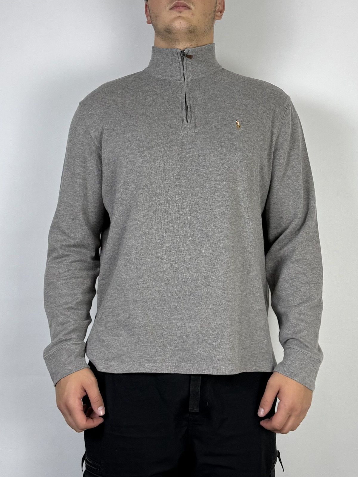 Polo Ralph Lauren Vintage Polo Ralph Lauren 1/3 zip box fit y2k sweater Size US L / EU 52-54 / 3 - 2 Thumbnail
