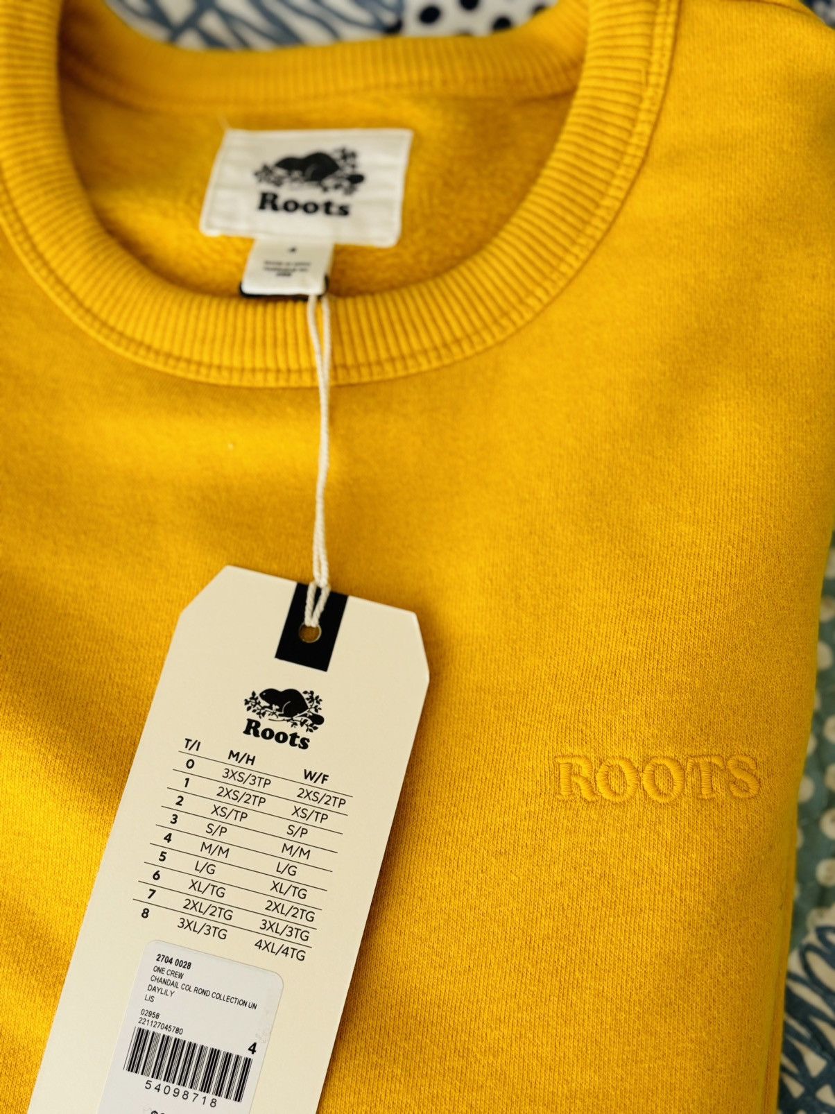 Roots Roots One Crew - Yellow Crew Neck Sweater Size US L / EU 52-54 / 3 - 2 Thumbnail