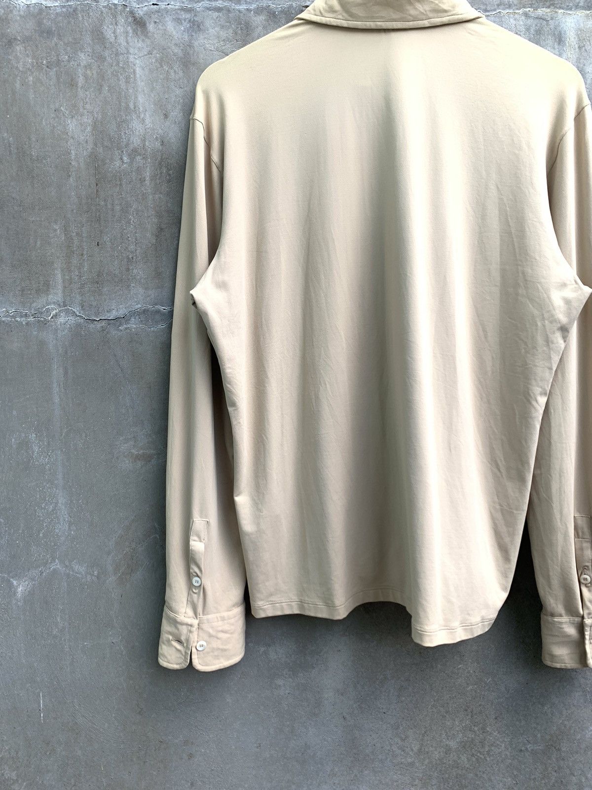 Prada 2014 Beige Button Up Shirt Size US L / EU 52-54 / 3 - 5 Thumbnail
